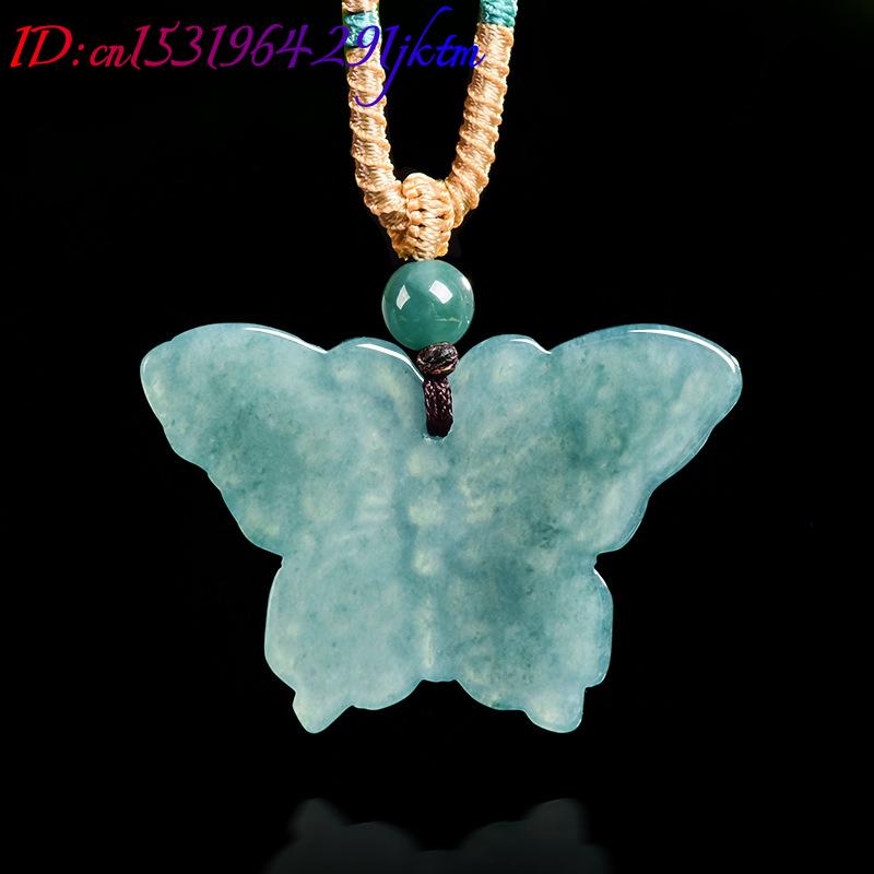 قلادة فراشة من اليشم البورمي ا - مراجعة Necklaces وسعره