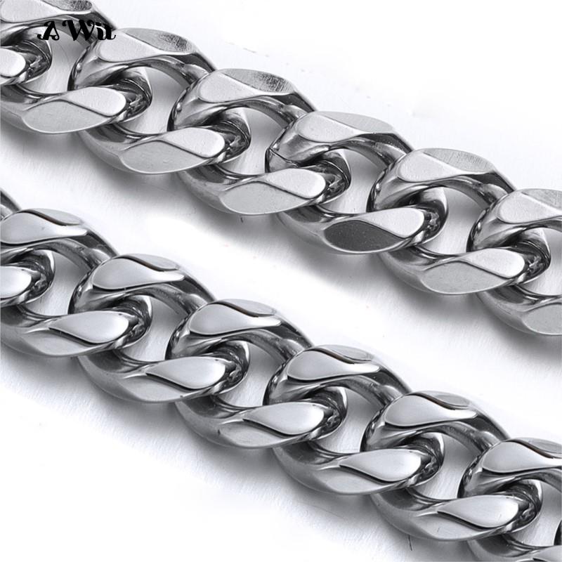 الكوبية ربط سلسلة قلادة من الف - مراجعة Cuban Link Chain 12Mm وسعره