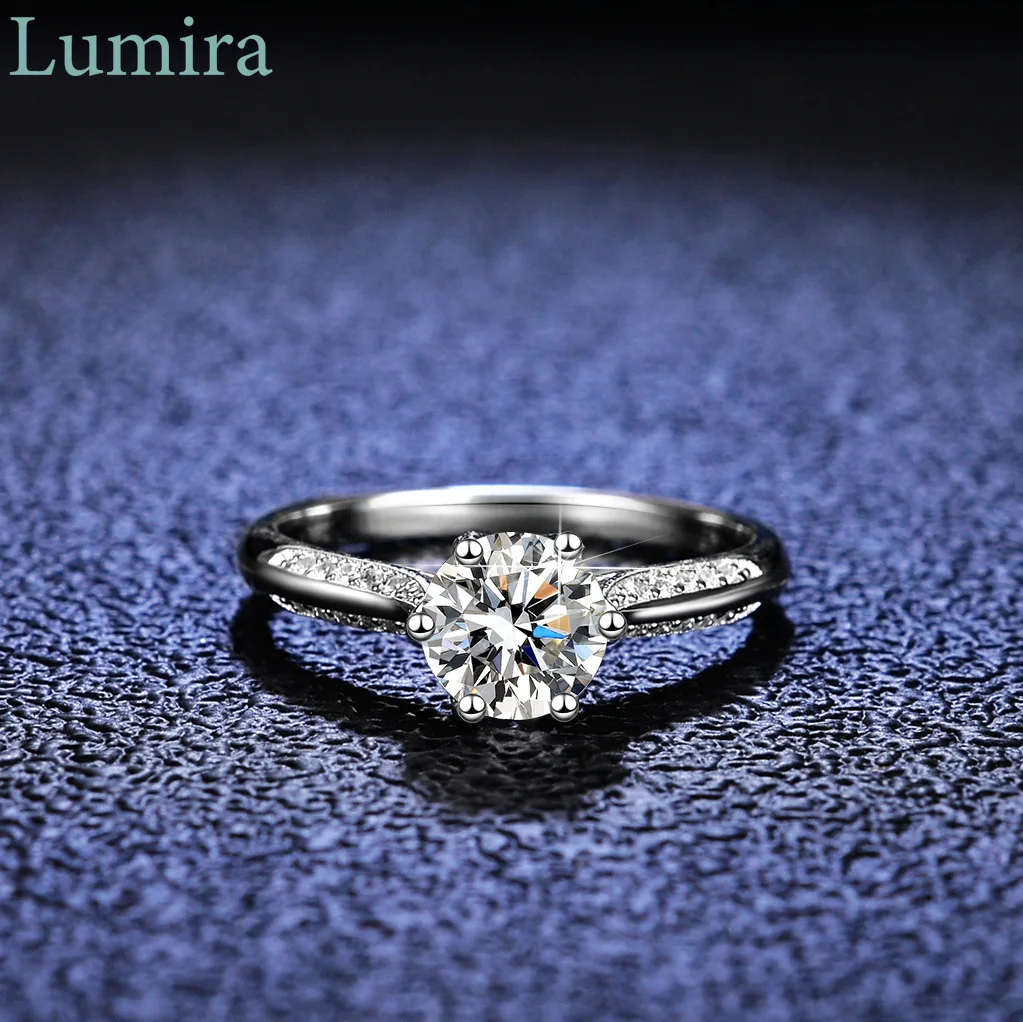 خاتم خطوبة لوميرا 1 قيراط من ا - مراجعة Moissanite Engagement Ring 1 Carat وسعره