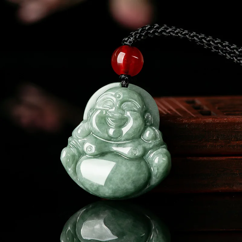 الأخضر البورمية الجاديت قلادة  - مراجعة Necklaces وسعره