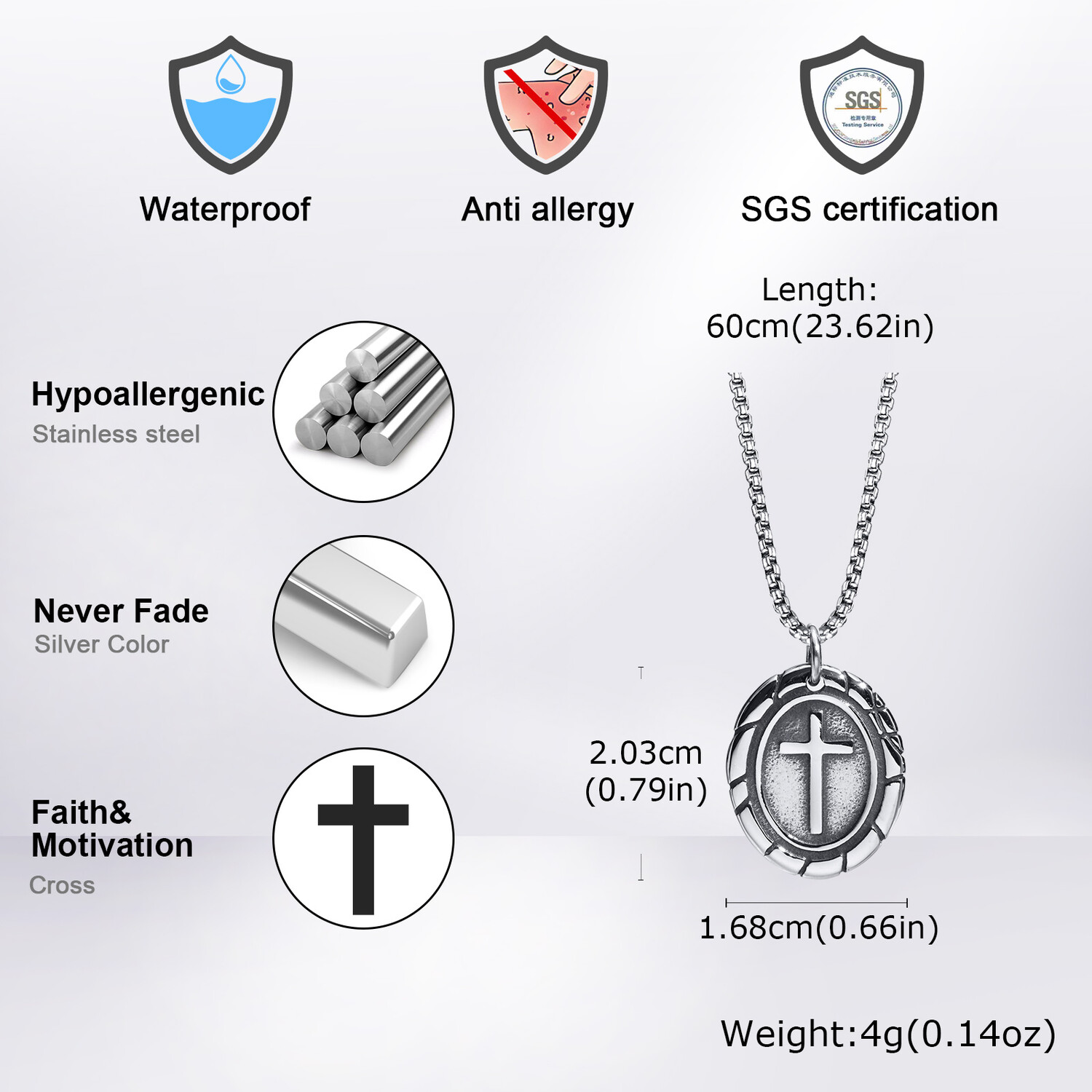 قلادة صليب بأسلوب الهيب هوب وا - مراجعة Cuban Link Chain 12Mm وسعره