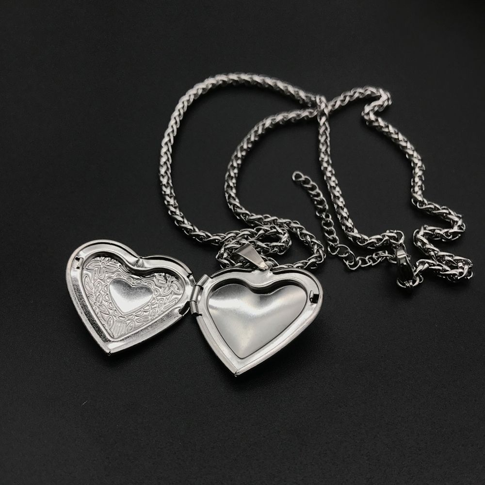 صورة الموضة صورة المنجد قلادة  - مراجعة Heart Locket Necklace Photo وسعره